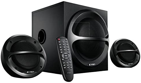 F&D Altavoz Bluetooth Multimedia A111X de 2.1 Canales de 35 vatios (Negro)