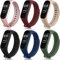 Yisica 6 Pack Kompatibel mit Xiaomi Mi Band 4 Armband/Xiaomi Mi Band 3 Armband, Wasserdicht Original Silikon Ersatzbänder für Xiaomi Mi Smart Band 4 Uhrenarmbänder (6 Stück C)