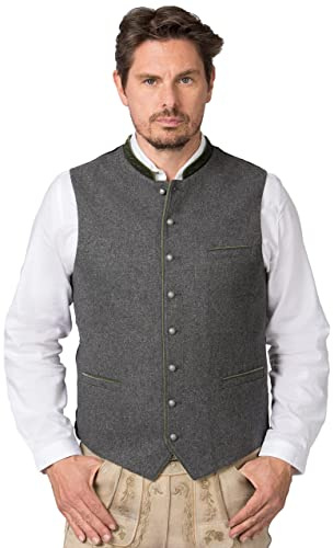 Stockerpoint Fabricio Gilet traditionnel pour homme, vert mousse, 56