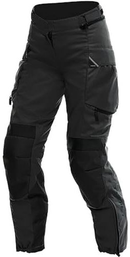 Dainese - Ladakh 3L D-Dry Lady Pants, Pantaloni Moto Touring, 3 Strati Impermeabili, Layer Termico Removibile, Pantaloni da Moto per Donna, Nero/Nero, 40