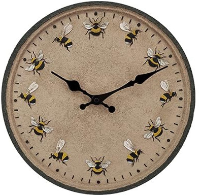 Colcolo Outdoor-Uhr, Wanduhr, 30,5 cm, kreativ, dekorativ, modern, langlebig, staubdicht, Hängeuhr, Gartenuhr für Veranda, Wohnheim, Apartment, Café, Hotel