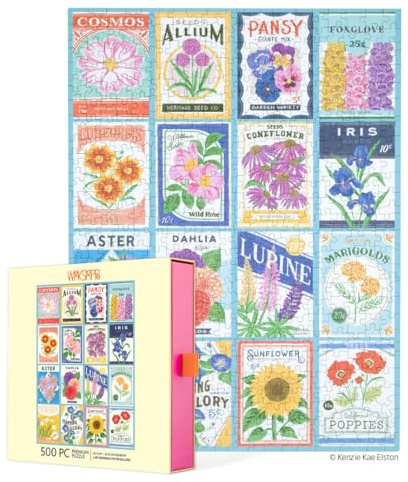 WerkShoppe Seed Packets 500 Piece Puzzle