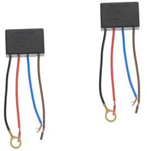 OSALADI 2 Pièces lampe de table interrupteur tactile lampe de chevet sans fil changeur - Interrupteur tactile - Variateur de lumière lampes de bureau lampe de bureau lumière LED dimmable