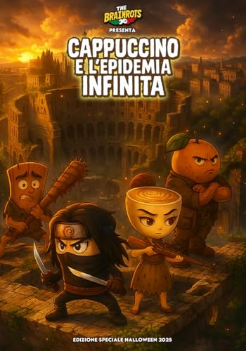 CAPPUCCINO E L'EPIDEMIA INFINITA - THE BRAINROTS COMICS BOOK : Speciale Halloween 2025: Una Storia completa in Italiano