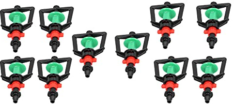 ERYUE Buse de Réfraction de Pulvérisation Uniforme Rotative à 360 ° pour Serre, Facile à Utiliser, Adaptée aux Arbres Fruitiers, Arbustes, Fleurs, Jardins et Autres Irrigations.Effet