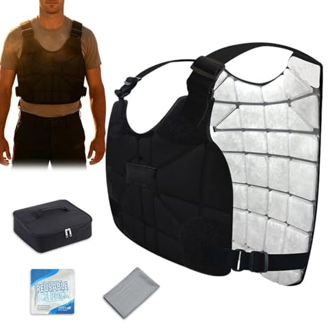 Gilet Rafraîchissant pour Homme Veste Sans Manches et Légère