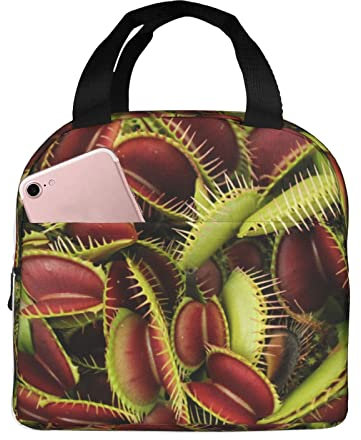 XVBCDFG Bolsa de almuerzo para plantas, oficina al aire libre, papel de aluminio portátil, aislamiento grueso y bolsa Bento para mantener fresco