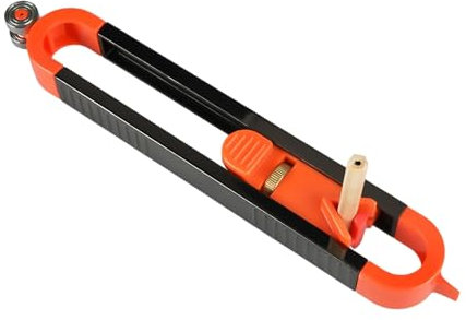 1 calibrador de contorno conectable, medición irregular, regla de medición de arco para carpintería, regla de medición de esquina
