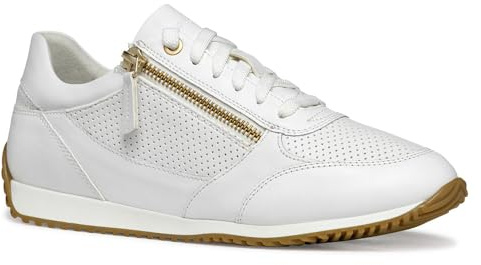 Geox D CALITHE A, Women’s Sneaker, White,