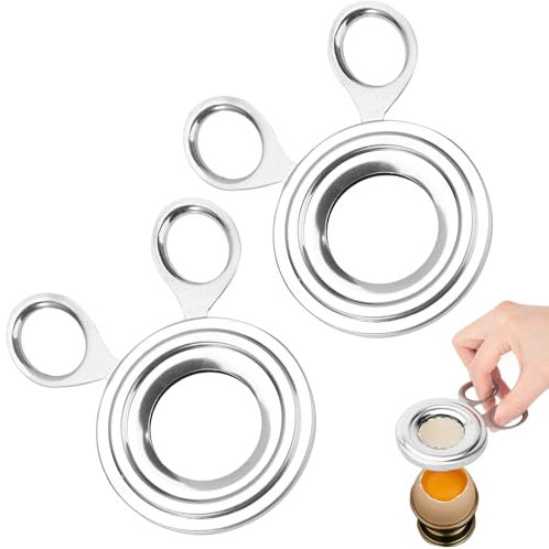 Coupe Oeuf à La Coque, 2pcs Ouvre Oeuf à La Coque Pince dur Inox, Découpe Ciseaux Coquille Ouvreur D'Oeufs Gourmet en Acier Inoxydable Pour Ustensiles Accessoire de Cuisine