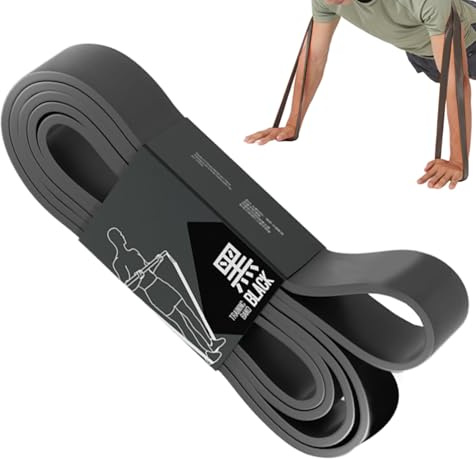 Gomas Elasticas Musculacion - material Compuesto TPE 208 x 0,6 x 0,45 cm | Bandanivåer elastiska muskelbyggare med entrenamiento fuerza, Estiramiento muskulär, Ejercicio Completo, motståndsband