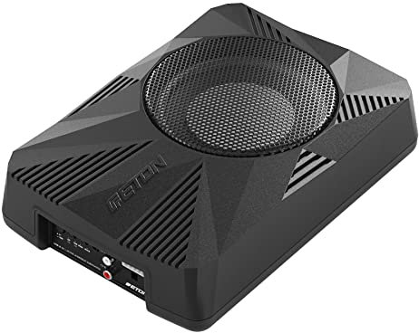 ETON USB 6AR – sehr kompakter 150 mm / 6 Zoll Untersitz Aktiv Subwoofer für PKWs und Reisemobile, leistungsstarke aktive Underseat Bassbox mit Verstärker, Langhub-Woofer, 160 Watt
