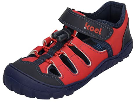 KOEL Barefoot Kinder Sandalen Madison VEGAN - red, Größe:26 EU