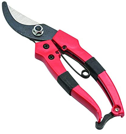 PARENCE - Sécateur à main, ciseaux de jardin - Coupe branche, bois, enacier inoxydable - Maintien de sécurité, allonge anti retour