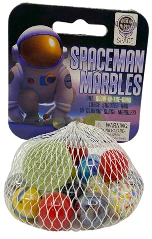 House of Marbles Spaceman Net Bag of Marbles