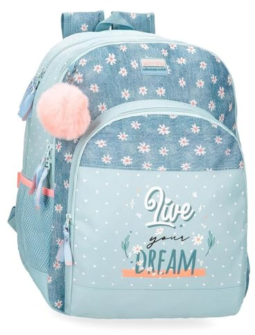 Movom Live Your Dreams Mochila Escolar, Verde