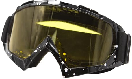 YAMEIZE Motorcycle Goggle Motocross Snowboard Ski Goggles Dirt Bike Off-Road Protective MTB Glasses Cycling OTG Over Glasses for Women Men