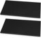 Générique 2 Pièces Tapis de Bar, 30 x 15 cm Antidérapant Tapis Bar, Noir Tapis de Service de Bar pour Cuisine, Café, Restaurant, Comptoir