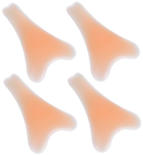 FRCOLOR 4 Pièces Patch Anti-exposition Invisible Taft Thoracique Invisible En Silicone Autocollant Protecteur Pour La Natation Des Femmes Soins Intimes Féminins Brun Gel De