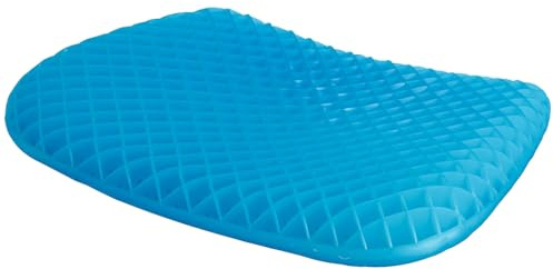 GC GLOBALCOMMERCE Coussin en Gel Flex Frais pour siège orthopédique | Coussin Respirant antidérapant en nid d'abeille avec Doublure