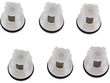 AR ANNOVI REVERBERI AR2233 Ersatz-Hochdruckreiniger-Ventil-Set, RMW-Serie Pumpen, EZ Start, schwarz, 6 Stück