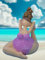 Pommerntraum ®| YogaFigur DekoFigur Lady beim Yoga Yoga Molly Nana Frau beim Yoga Rubensfigur Yoga-Figur Pilates (3)