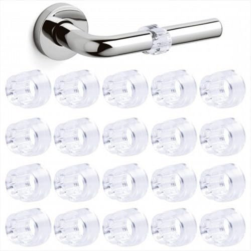 Protector Transparente PVC Silicone Flexible Puertas, Topes de Silicone para Puertas y Ventanas