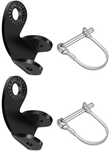 Losxuido Fahrradanhänger Kupplung 2 Stücke Fahrrad Anhängerkupplung Fahrrad Adapter Universal Fahrradkupplungen für Qeridoo Haustierkarren, Lebensmittelkarren