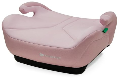 Kinderkraft I-BOOST 2 I-SIZE, Siège auto, 125-150 cm, siège Bébé, Rehausseur pour 6 à 12 Ans, Facile à Monter, posture Ergonomique, Mousse Supplémentaire, Rosa