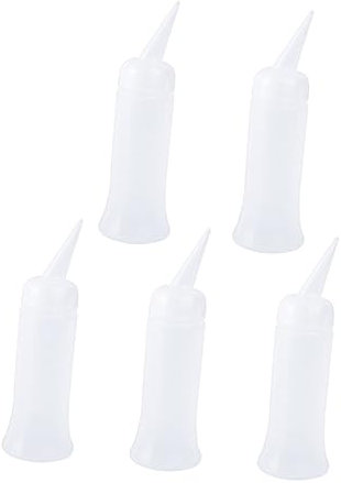 MOTHNUR 5Pezzi Applicatore per con Bottiglie Spray per Parrucchieri e Barber Shop Design con Bocca per e Duraturo