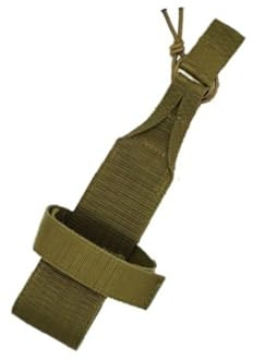 LIXSAZSE Outdoor Hiking Camping Water Bottle Holder Belt Nylon Drinking Kettles Carrier Pouch Accessory Climbing Cycling, Khaki