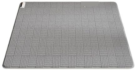 Almohadilla Calefactora De Suelo For El Hogar, Sala Estar, Tatami, Calefacción Eléctrica, Alfombra, Alfombrilla For, Engrosada Calentamiento RáPido(200 * 180cm Cloud Light Gray)