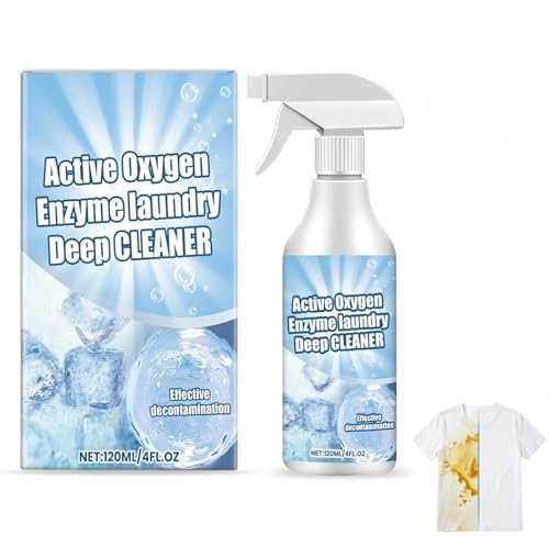 Quitamanchas del día a día para ropa, en spray, sin lejía,El Barro Y La Suciedad Sin Dañar La Ropa, Quita Las Manchas De Suciedad De Forma Rápida Y Fácil,120ml（1 pieza）