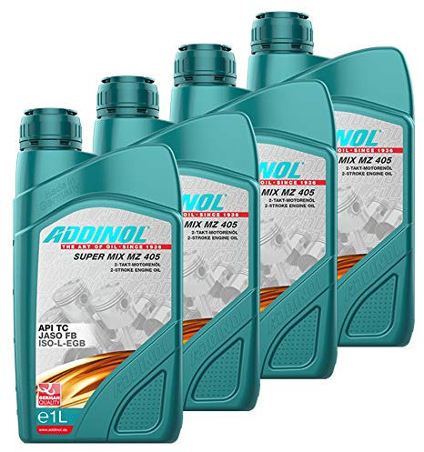 Addinol 4X Motoröl Motorenöl Motor Motoren Motor Oil Engine Oil 2-Takt Super Mix Mz 405 (Rot Gefärbt) 1L