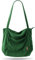 Captain Blues Cord Tasche Damen Umhängetasche mit Reißverschluss, Shopper Tasche Schultertasche Damen Groß Tote Bag für Arbeit, BüRo, Reisen, Einkaufen, Schule, Uni und Alltag (Grün)