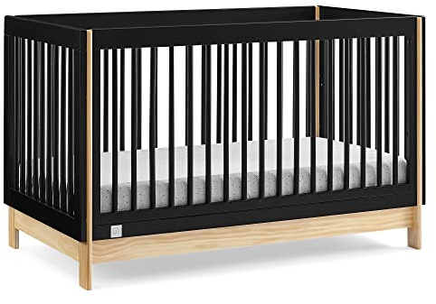 GAP babyGap Tate 4-in-1 Convertible Crib - Greenguard Gold Certified, Ebony/Natural