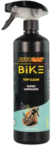 AUTOGAR BIKE | TOP CLEAN (750 ml) | Spray Limpiador Bicicleta | Limpia y Desengrasa | Bici carretera, montaña, gravel y eléctrica | ref. 13005
