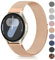 Vancle Armband für Samsung Galaxy Watch 7 Armband 40mm 44mm Damen Herren,Metall Mesh Edelstahl Ersatzarmband 20mm Uhrenarmband für Samsung Galaxy Watch FE 40mm(Roségold)