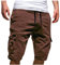 Kurze Hosen Herren Cargohose Sommer Einfarbige Shorts Elastische Taille Sommershorts Sportshorts Locker Freizeithosen Kurz Arbeitshose,Braun,5XL