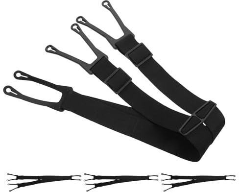 MOTHNUR 4 Pezzi Pantaloni Da Hockey Con Cinturino Per Uomo Protezione Da Hockey Attrezzatura Protettiva Per Pattinaggio Cintura Antiscivolo Bretelle Su Ghiaccio