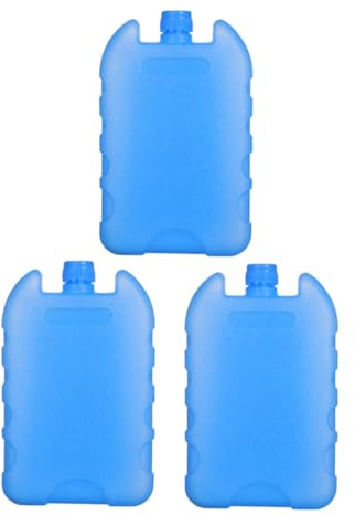 TOYANDONA Impacchi di Ghiaccio Riutilizzabili in Materiale Pe Set da 3, Impacco Refrigerante Compatto per Ventilatori e Condizionatori D'aria Portatili, per Conservazione Alimenti