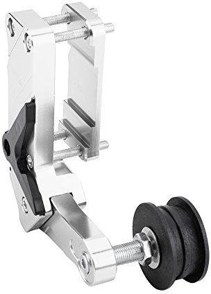 KIMISS Rodillo tensor de cadena para moto, universal en aleación de aluminio CNC, herramienta ajustable, compatible con múltiples modelos