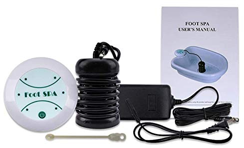 Dr.Lefran Machine de Bath de Massage de Pied de Detox d'ion négatif, Masseur de Spa pour Les Pieds, Bain chauffé, Instrument de détoxication cellulaire pour soulager Le Stress, Aide à Dormir