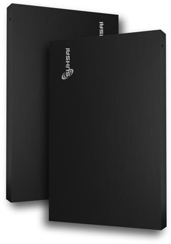 SUHSAI Disque Dur Externe Portable USB 2.0 Disque Dur de Stockage 250 Go Disque Dur de Transfert de données Haute Vitesse Compatible avec PC, Mac, Windows, Ordinateur de Bureau (Noir)