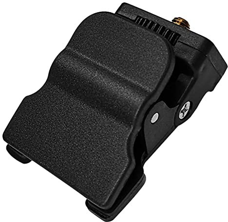 Haptufer Fill Light Clip Camera Flash Holder Mini 1/4 Screw Mount Universal Phone Tripod Tablet Mount Clamp for Photography