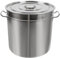 JJsdwin Olla para sopa de 50 L, gran capacidad, con asas, equipada con asas, olla de camping, ollas de acero inoxidable para gas, cocinas de inducción