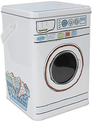 Laundry Powder Metal Box, Large Capacity Metal Laundry Detergent Canister Container, for Storing Washing Tablets