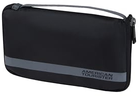 American Tourister - Funda para Maleta M, Cubierta de Maleta Plegable, Protección de Maleta de Viaje, 62 x 45 x 30 cm, Negro/Gris