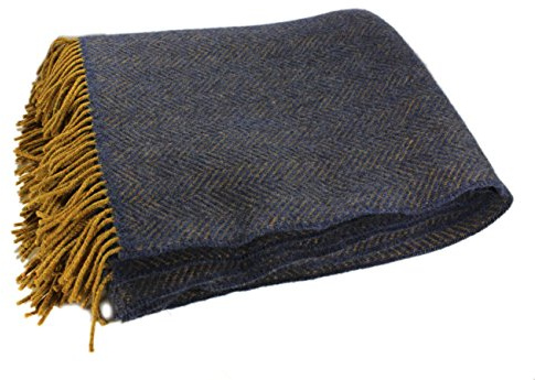 Biddy Murphy Coperta irlandese in lana merino e cashmere, 137,2 x 180,3 cm