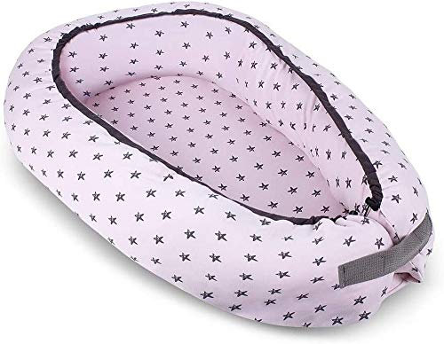 Interbaby - Nestkissen, rosa Stern
